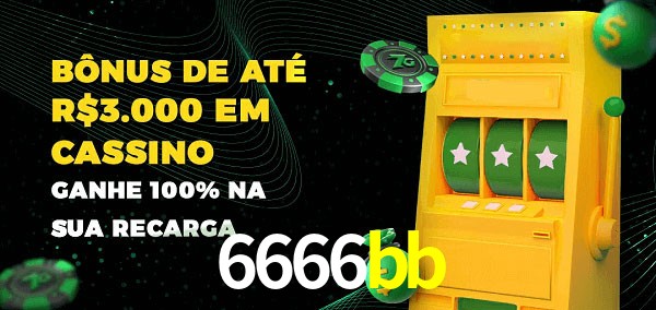 6666bb melhor bônus de depósito