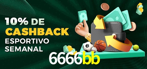 10% de bônus de cashback na 6666bb